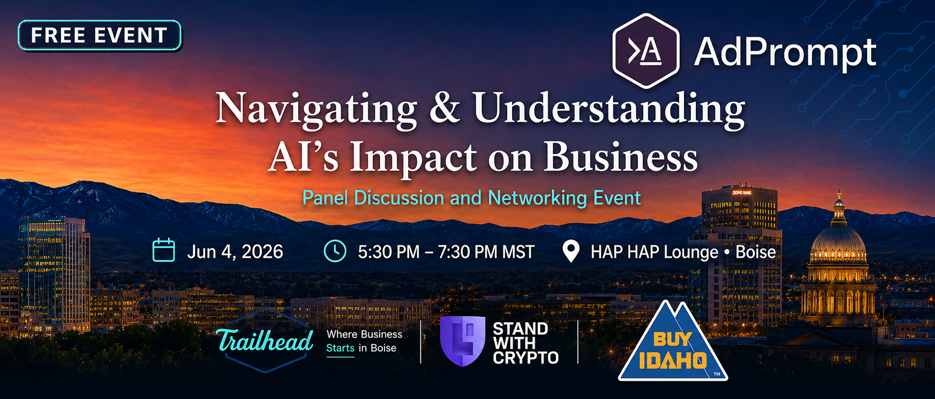 Navigating AI's Impact on Business: Join AdPrompt's Panel Discussion in Boise